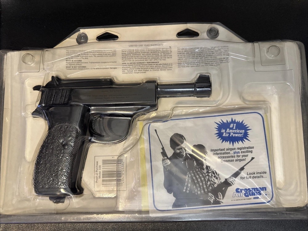 Crosman AirGun 338 Automatic Pistol BB Cal./CO2 Powered