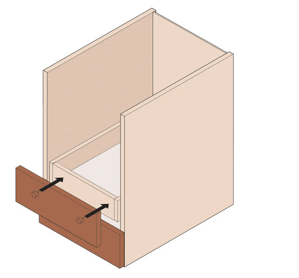 Blum Marking Template, for TANDEM Drawer Front Adjuster quantity 1