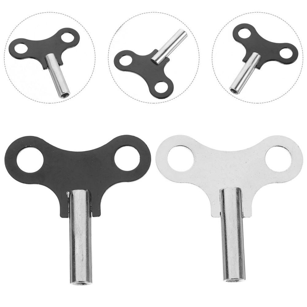 2 Pcs Practical Clock Keys Sturdy Winders Convenient Tools for Floor Clock
