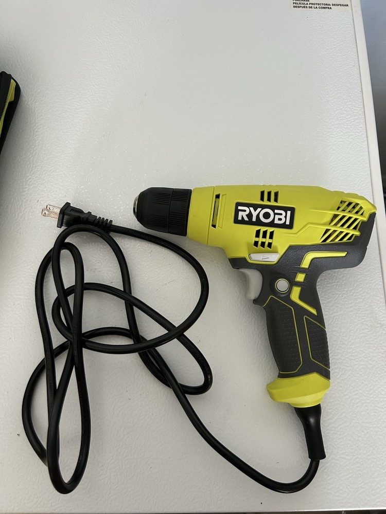 Ryobi 5.5-Amp 3/8 in. Variable Speed Corded Electric Drill - D43K Compact