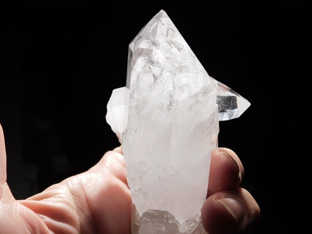 SUPER Translucent! QUARTZ Crystal Cluster From Brazil 239gr