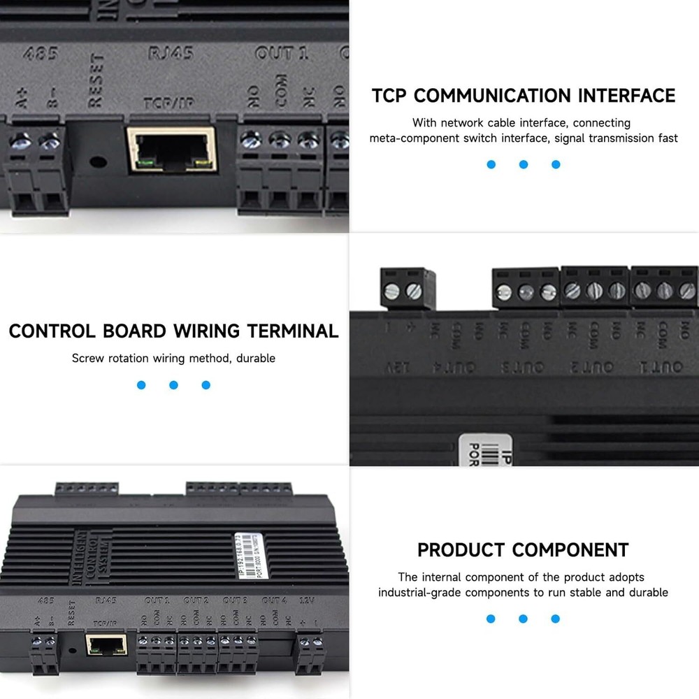 YANZEO 2 Doors Network Access Controller TCP/IP Wiegand Access Control Board