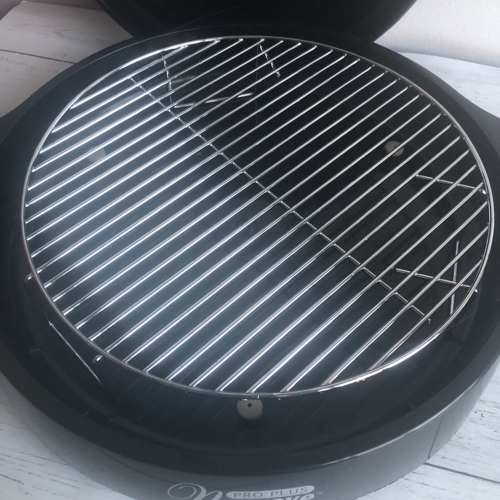 Nuwave Pro Plus Infrared Oven Replacement Drip Pan Rack & Bottom Black Base Part