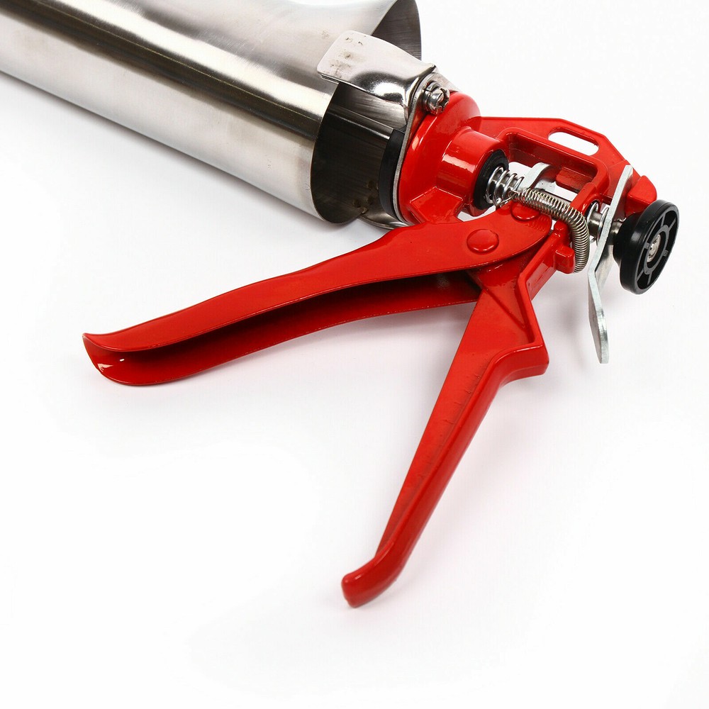 Function Mortar and Tile Grouting Gun with Multiple Nozzles and Ratchet Handle