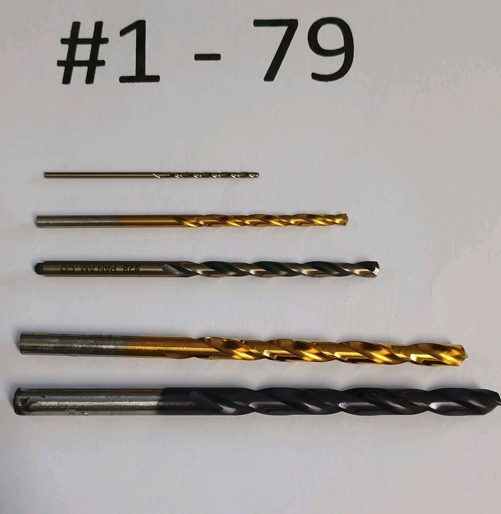 Jobber Drill Bits #1-79 USA Sold Individually *Orders over $20 Ship Free*