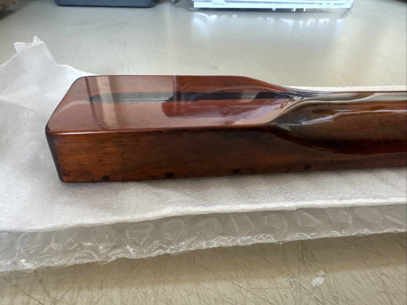 RuiJOIWAT Vintage 21 Frets Telecaster Guitar Neck - Red Wood Glossy