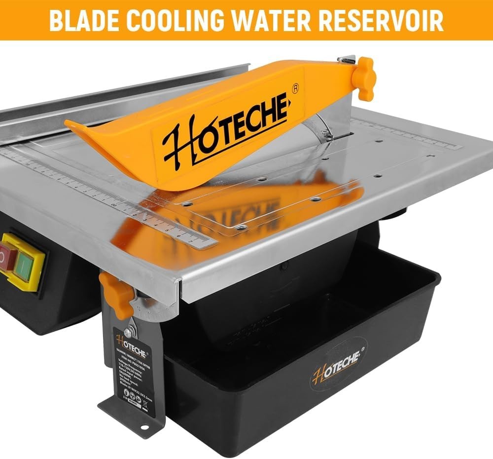 Professional 7-Inch Tile Cutter - Adjustable Depth & Bevel Cuts for Precision