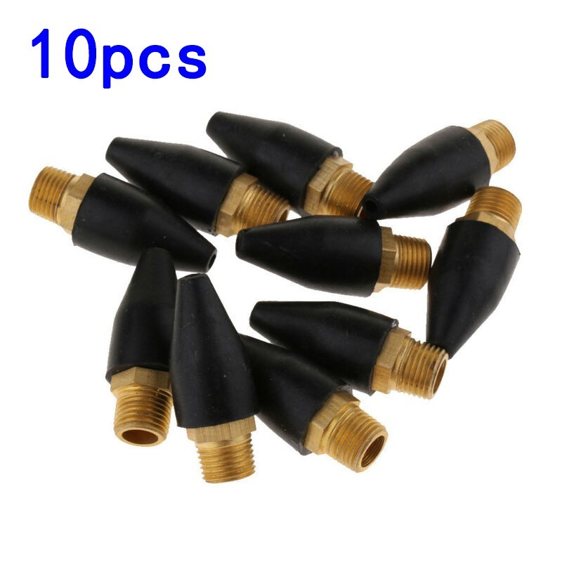 Rubber Nozzle Pack Brass Safety-Tip Tools Accessories Connector Replacement