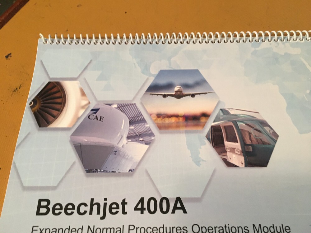 BeechJet 400A Expanded Normal Procedures Operations Booklet Manual