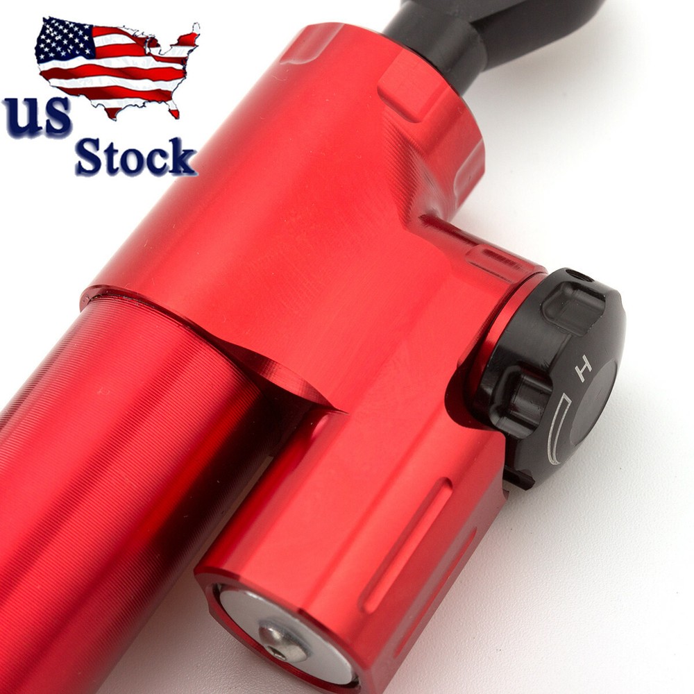 CNC Red US Steering Damper Motorcycle Stabilizer Linear Reversed Safety Control
