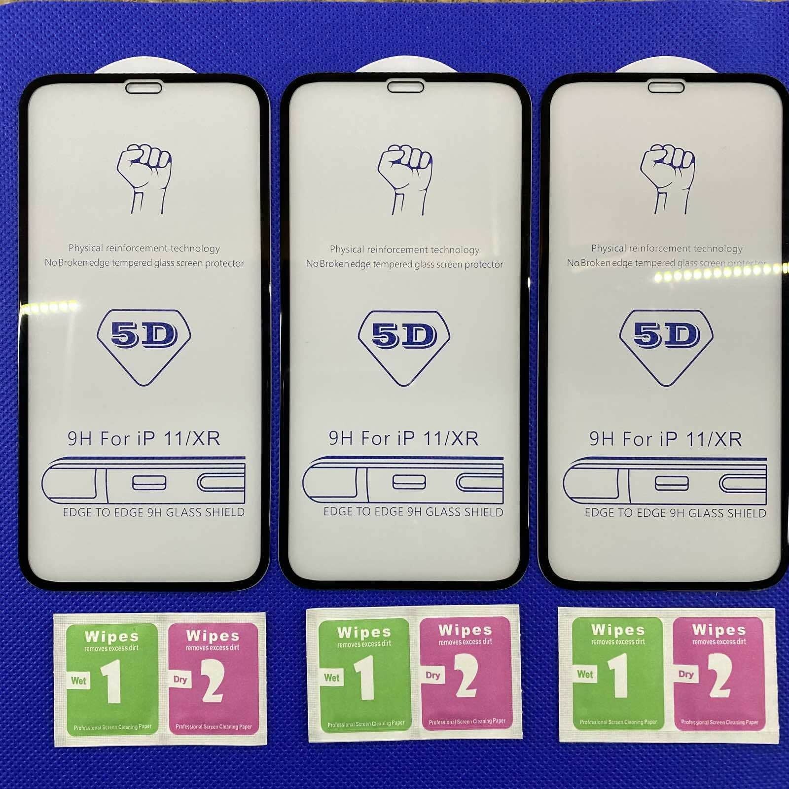 Full Coverage Tempered Glass Screen Protector For iPhone 14 15 16 17 Pro MAX LOT