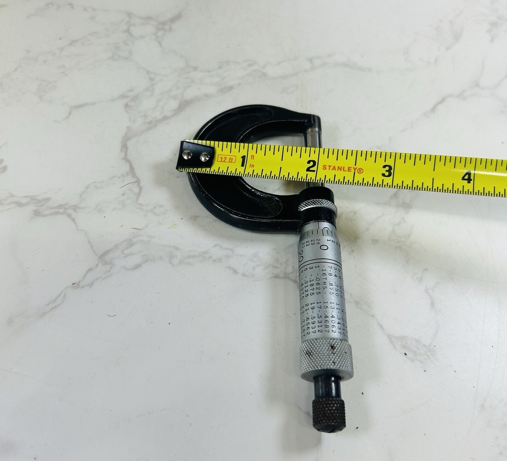 Micrometer 0-1 in Range Starrett No.436