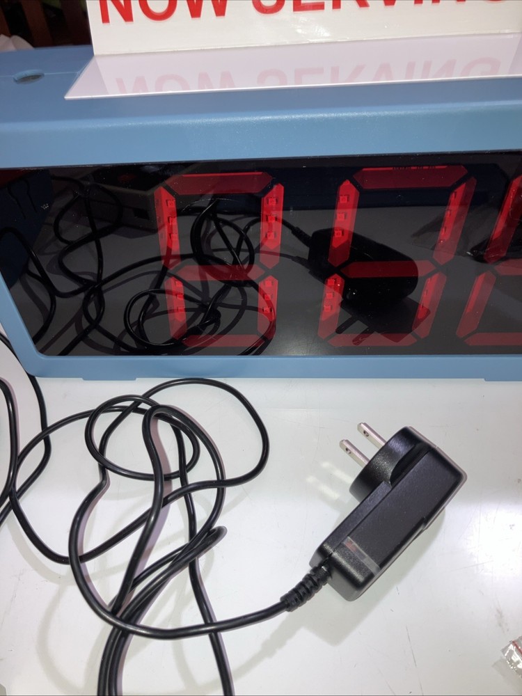 Wireless Take A Number Display Digi-Q Wireless Queuing System 4”Display “Works”