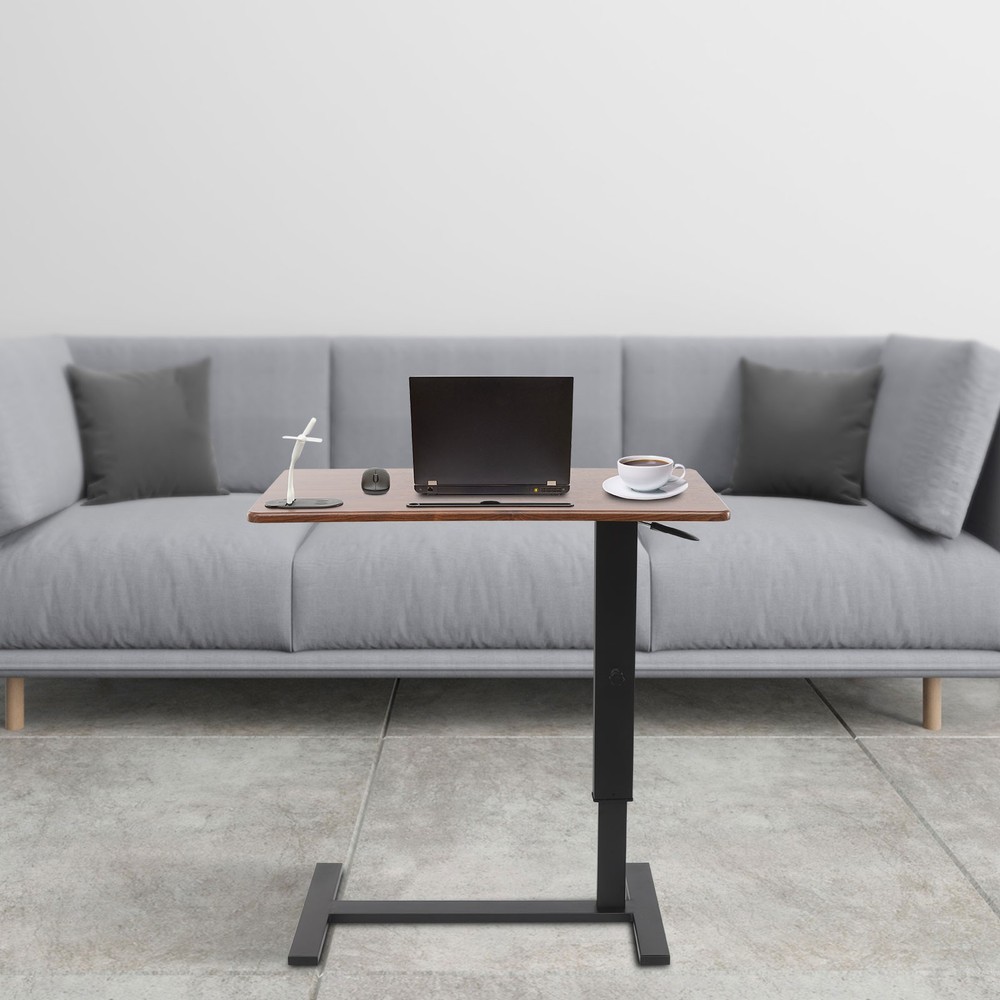 C-shaped Mobile Laptop Table, Mobile Bedside Table, Adjustable Side Table