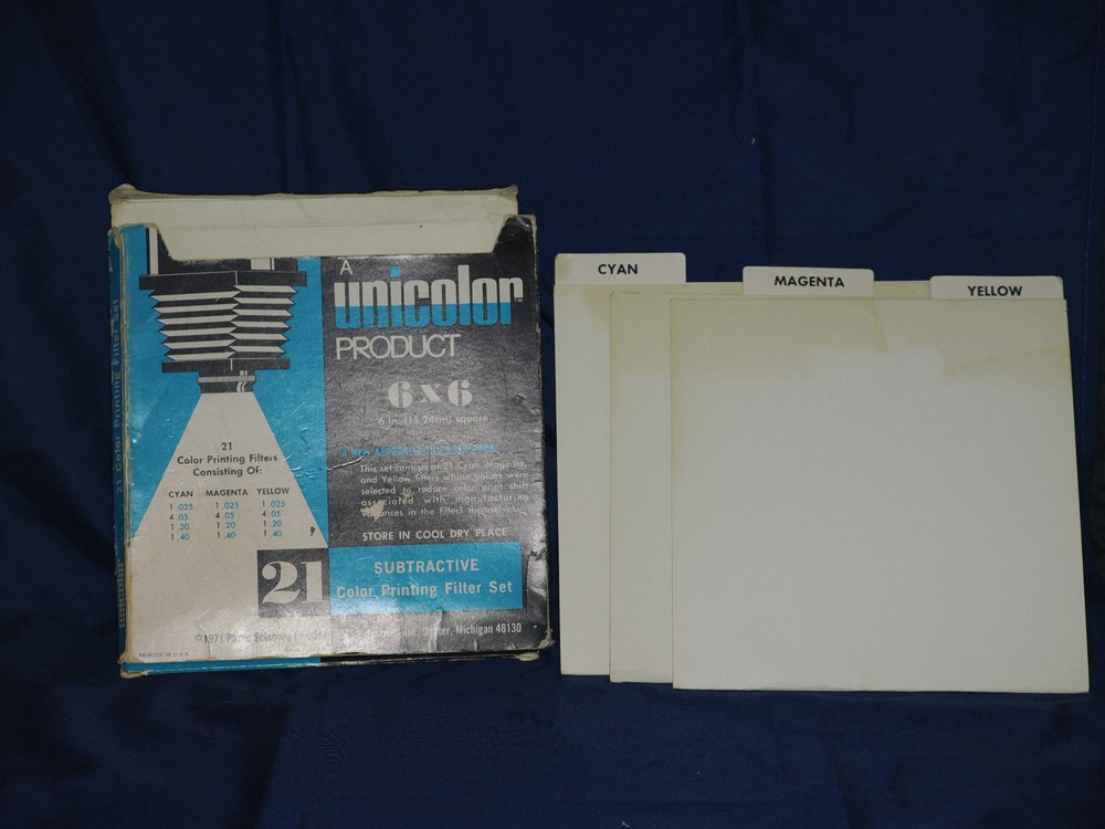 [C] Unicolor 3x3 Subtractive Filter Set