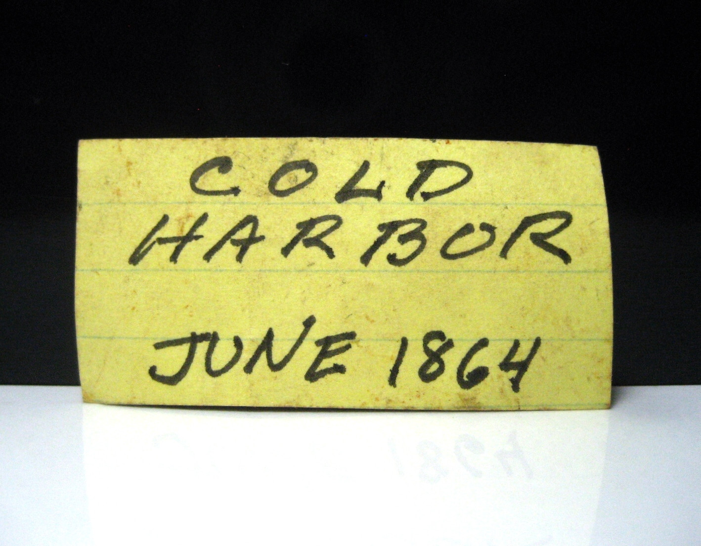 Battle of Cold Harbor VA Civil War Relic .577 Caliber Bullet Dug by Bill Gavin