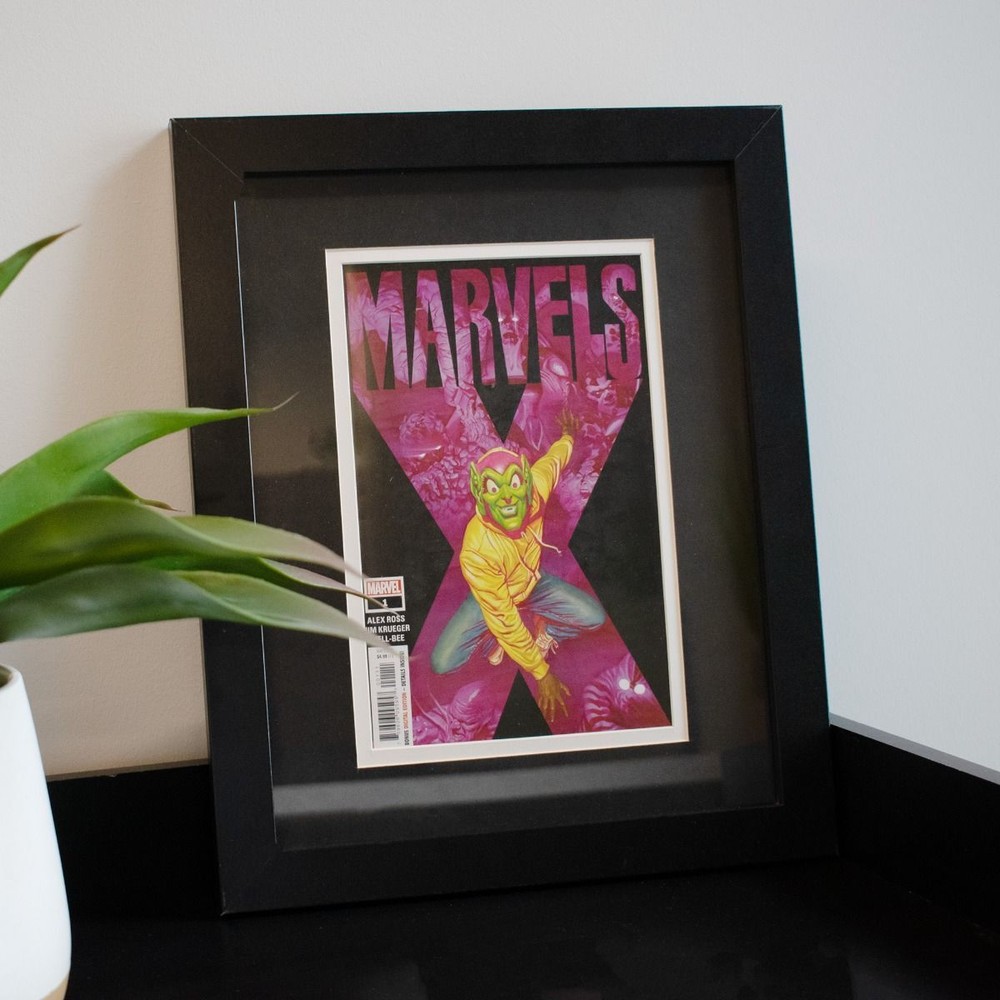 2 BCW Current Comic Book Black Wood Frames