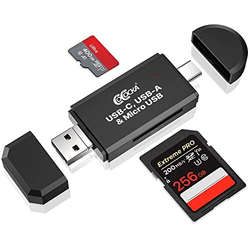 Lector De Tarjetas SD SDHC SDXC MicroSD MicroSDXC Adaptador Para iPhone iPad