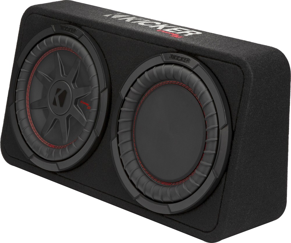 Kicker CompRT 48TCWRT102 10" 2-ohm Shallow Loaded Enclosure