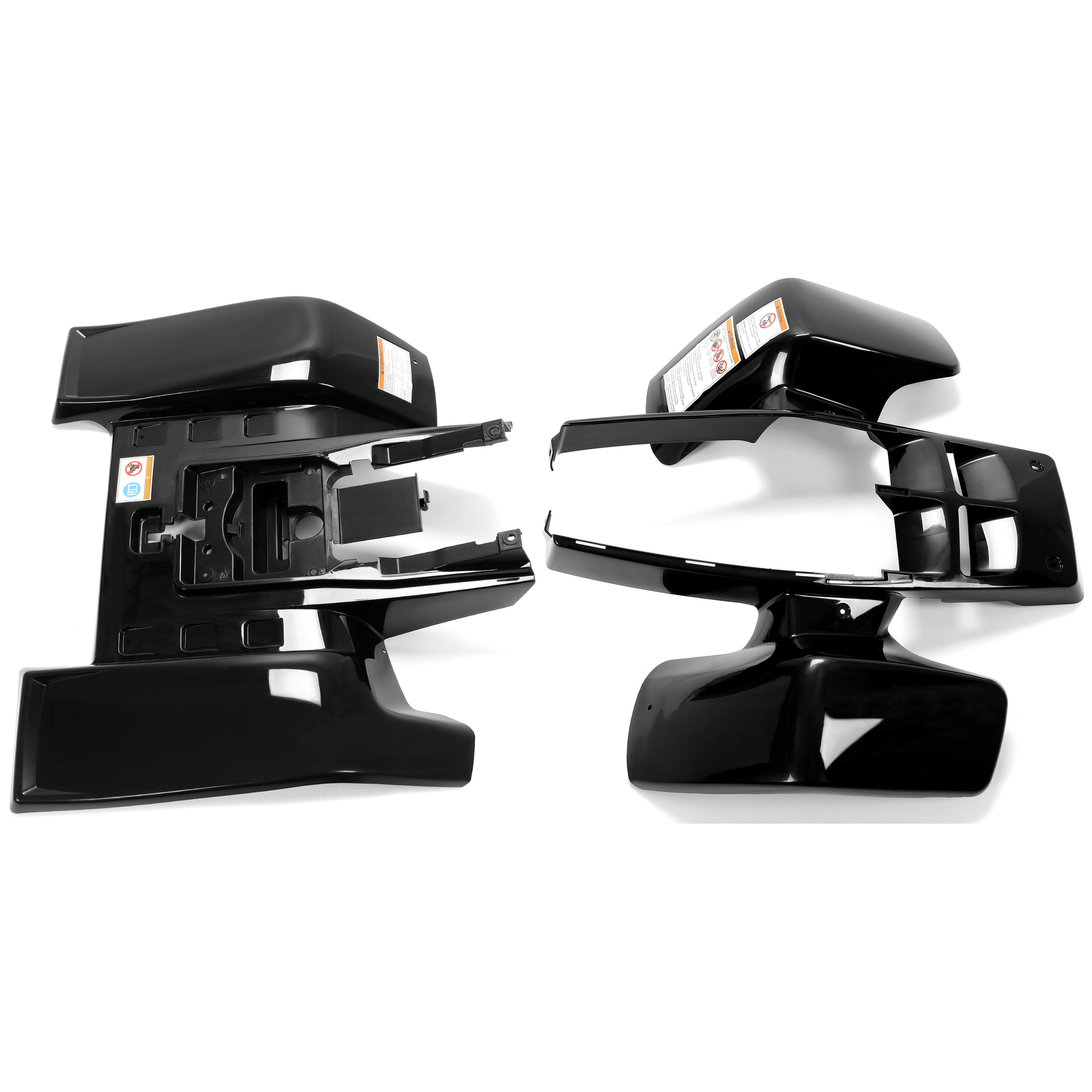 Front + Rear Fenders Plastic Body For 1987-2006 Yamaha Banshee 350 YFZ350 BLACK