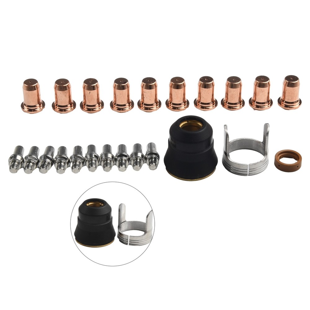 High performance IPT40/PT40 Plasma Cutting Torch Tip & Electrode Set 23pcs