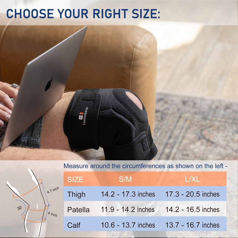 Adjustable Hinged Knee Brace, with Dual Side Polycentric Hinges – Stabiliz