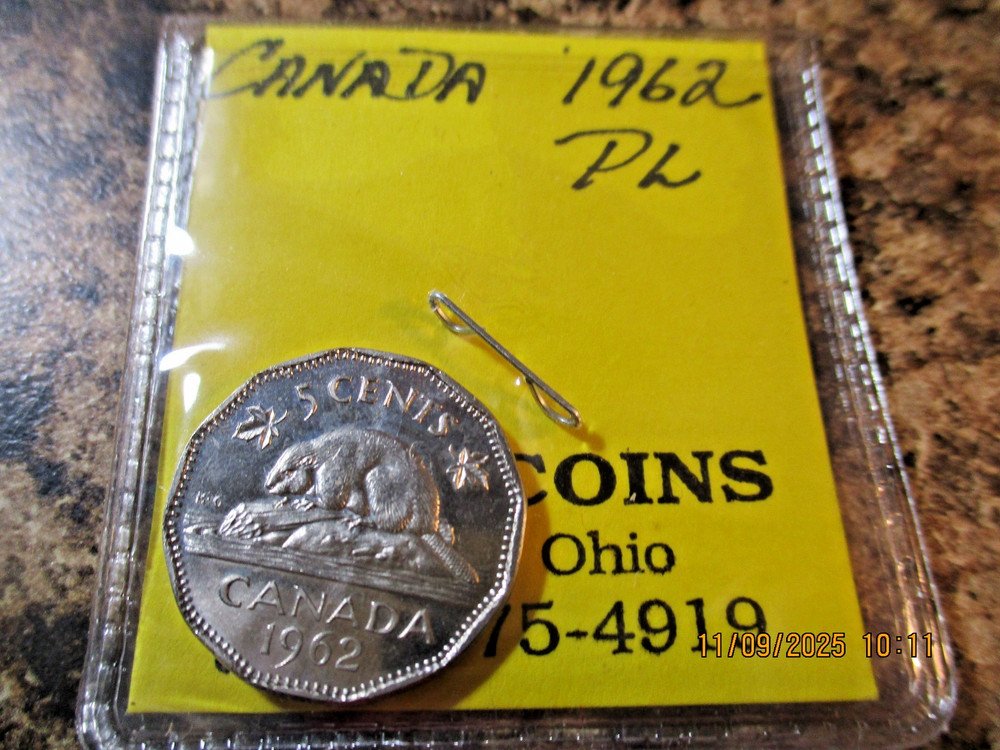 1962 CANADA PL NICKEL     ALL