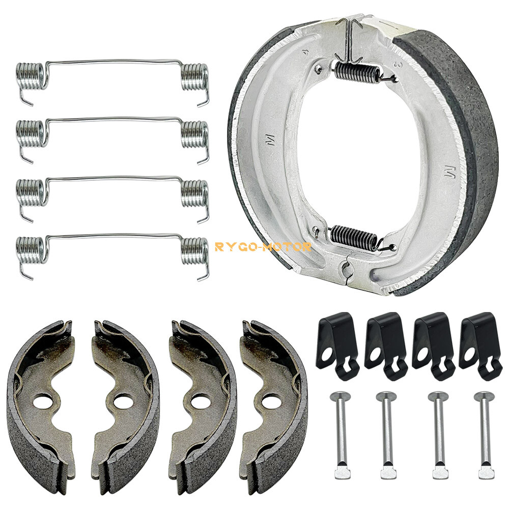 Front & Rear Brake Shoes Kit for Honda Recon 250 TRX250TE TRX250TM 1997-2022