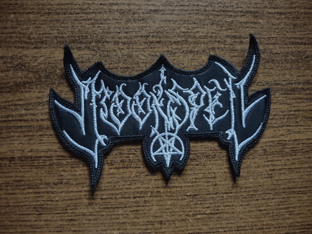 MOONSPELL,SEW ON WHITE EMBROIDERED PATCH