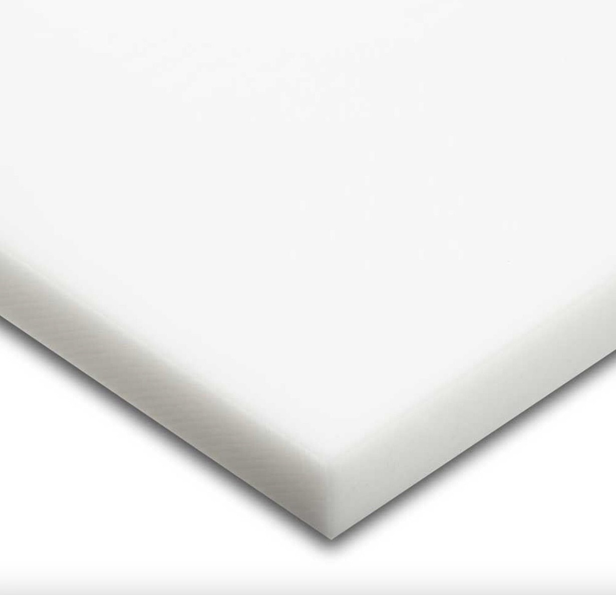 Acetal - Delrin Plastic 1-1/2" Sheet 1.50" x 24" x 24" - White Color