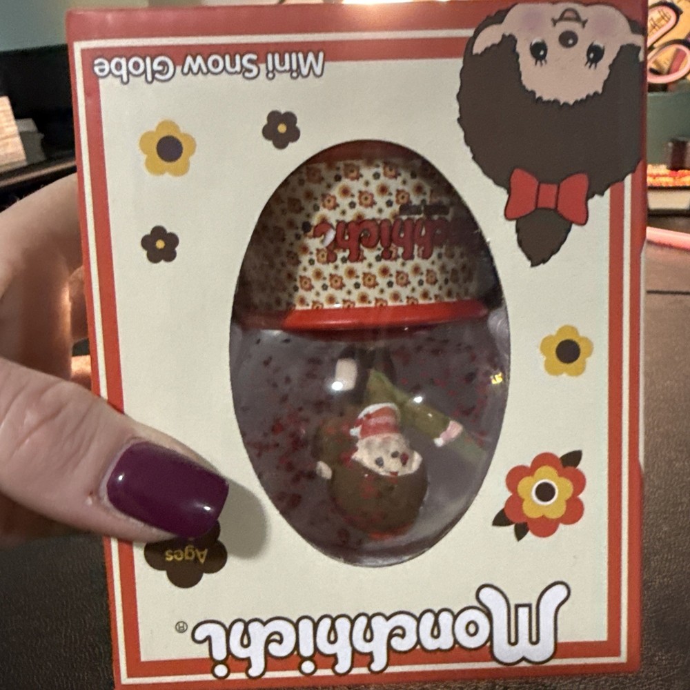 Monchhichi Mini Snow Globe Unopened Limited Edition
