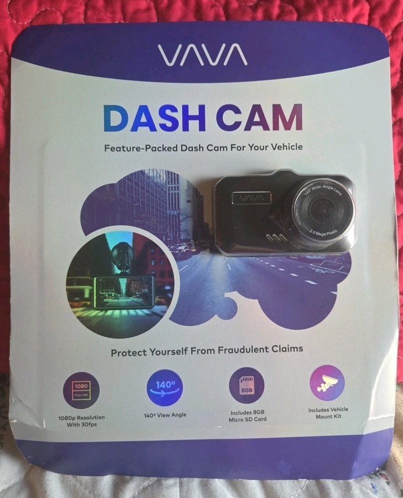 VAVA Dash Cam VA-VD017 1080P Camera NEW