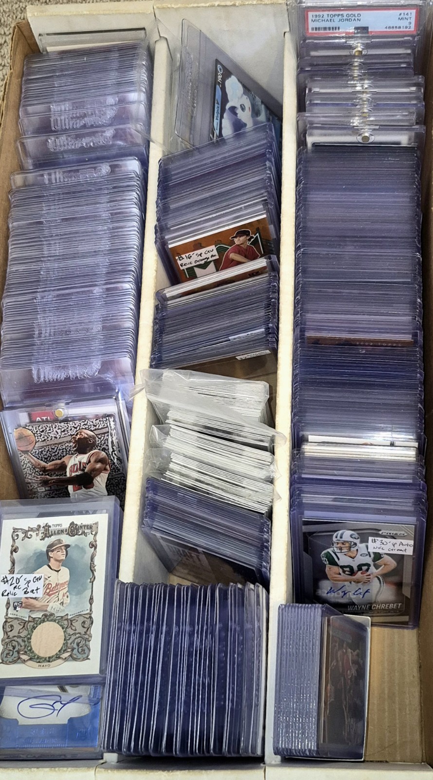 SPORT CARD COLLECTION PSA SP AUTO #ED PAR. RELIC GU JERSEY ROOKIE JORDAN RC LOT