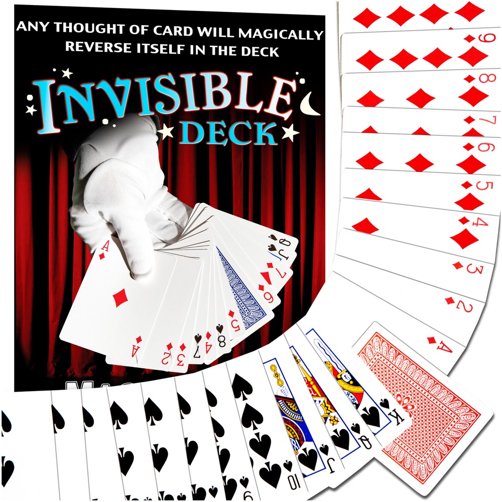 Invisible Deck Pro Brand- Red or Blue