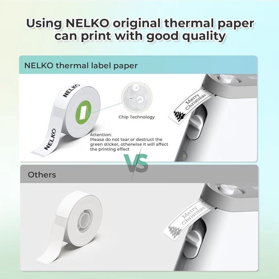 Luxury Nelko Label Maker Machine Tape P21 Bluetooth Label Printer Wireless Mini