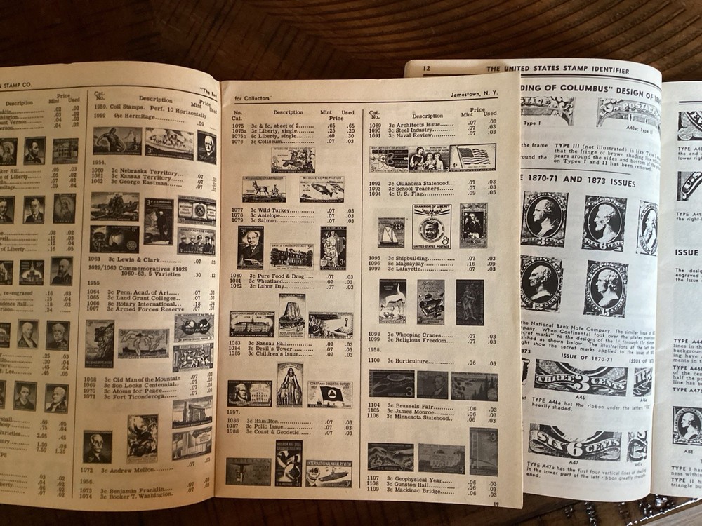 Vintage Postage Stamp Finder Catalog 1959