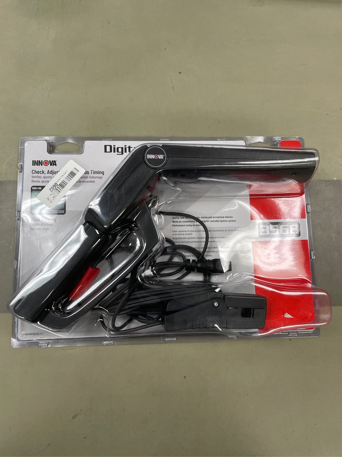 Innova Digital Timing Light with Dual Readout Digital Display, Slim Rotating Bar