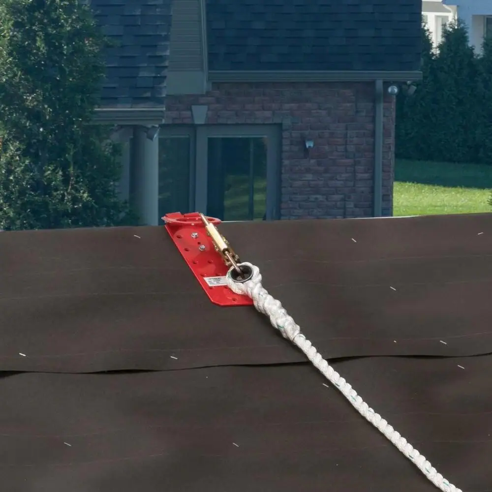 Complete Fall Protection Roofing Safety System Compliance Kit Harness Reusable