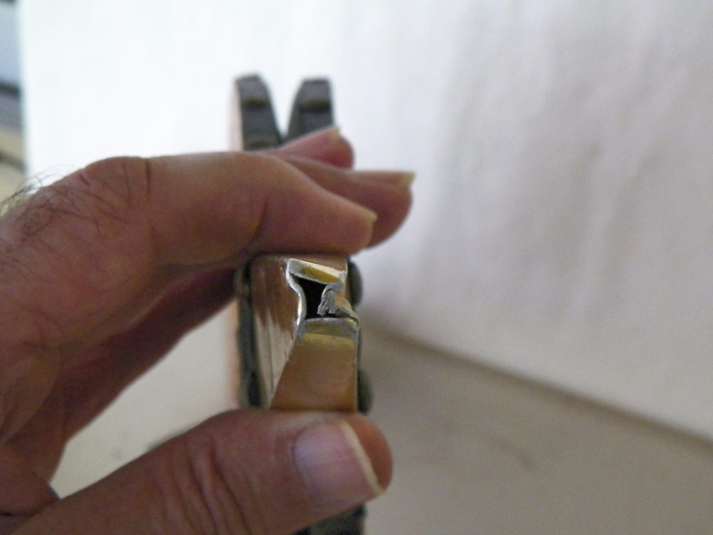 VNTG BRASS TIP 16.5'' BELLOWS