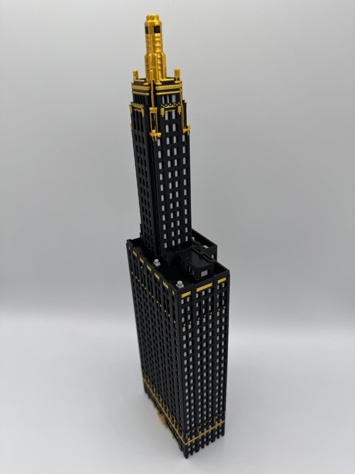 Carbide and Carbon Building Model- 3D Printed Full Color
