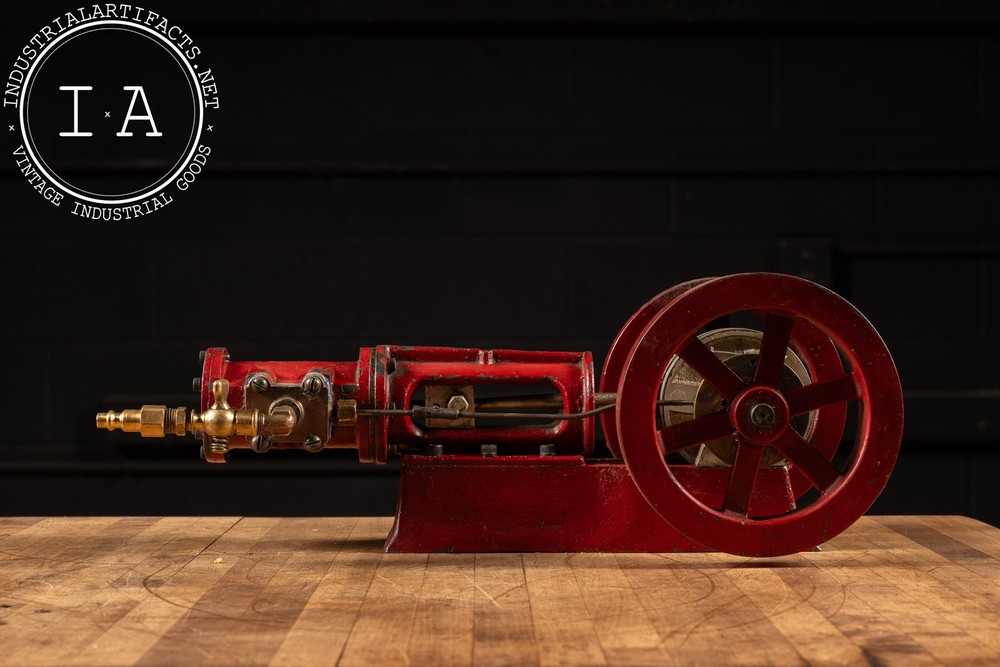 Antique Horizontal Steam Engine Demonstrator
