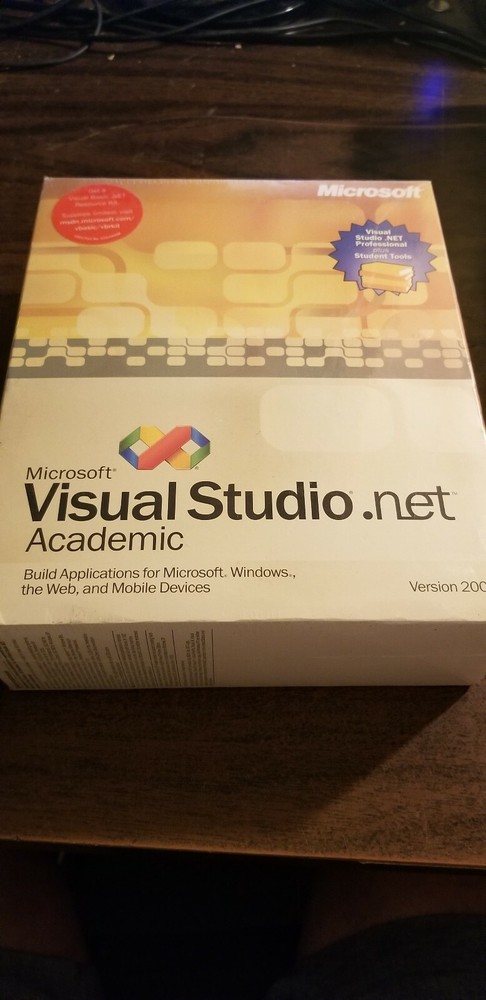 Microsoft Visual Studio Net Academic Version 2003 Nouveau