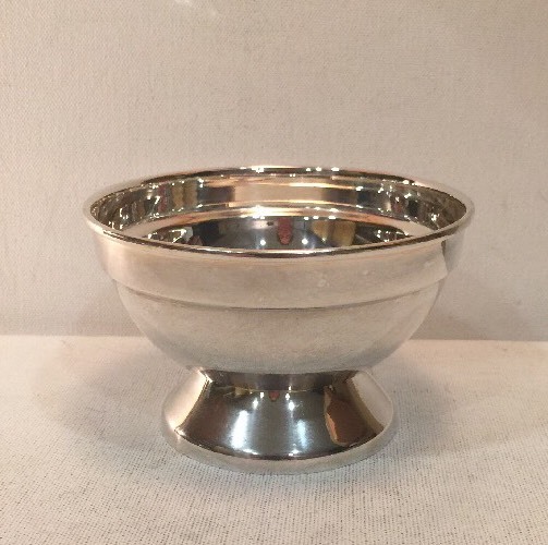 Silverplate Small Footed Candy Nut Dish Bowl
