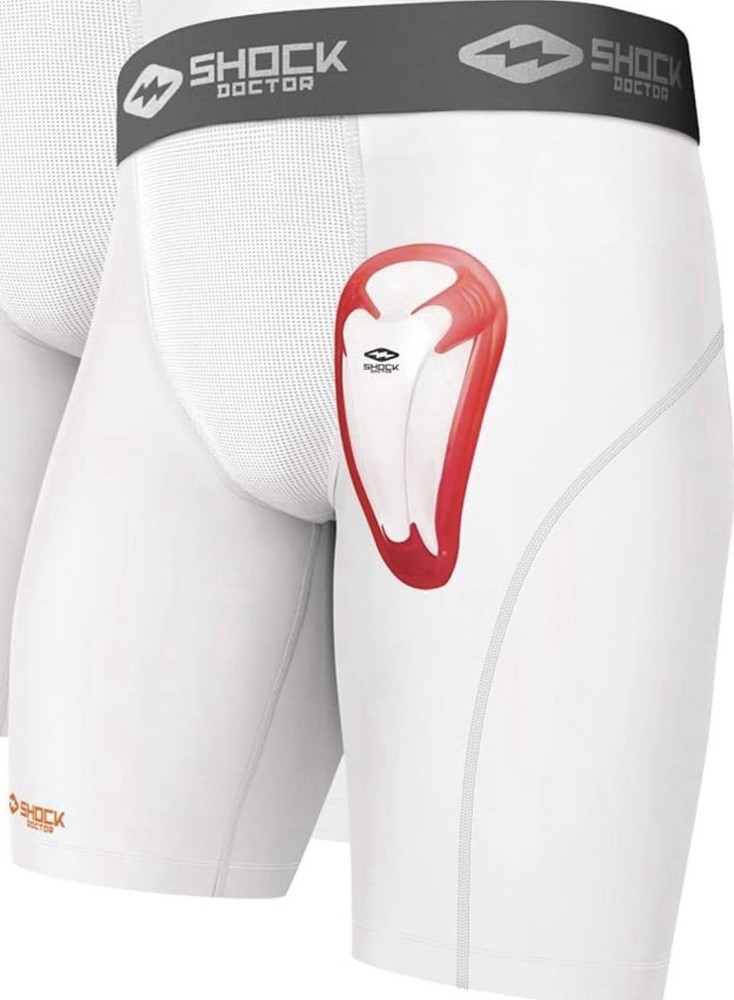 Shock Doctor Mens Core Compression Short w/Bio-Flex Cup - Open Box