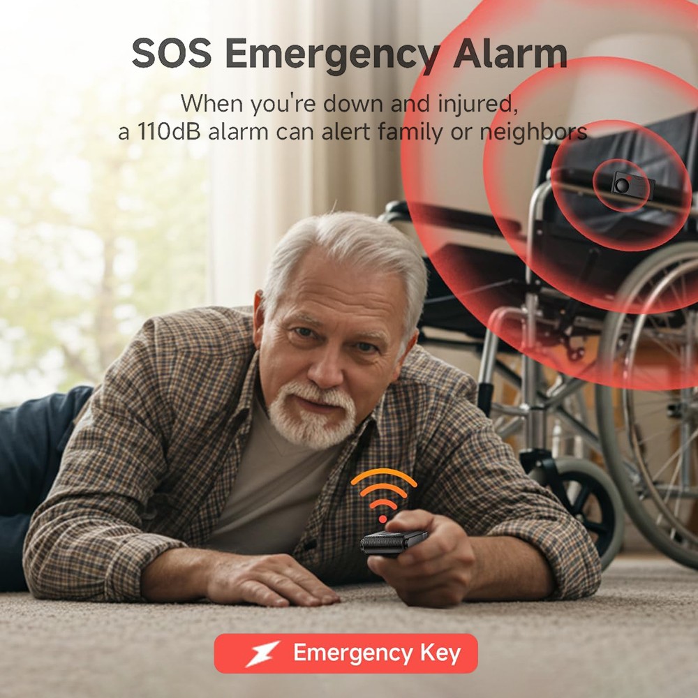 Wireless Bike Alarm with Remote 150dB Anti-Theft Vibration Motorcycle Waterproof