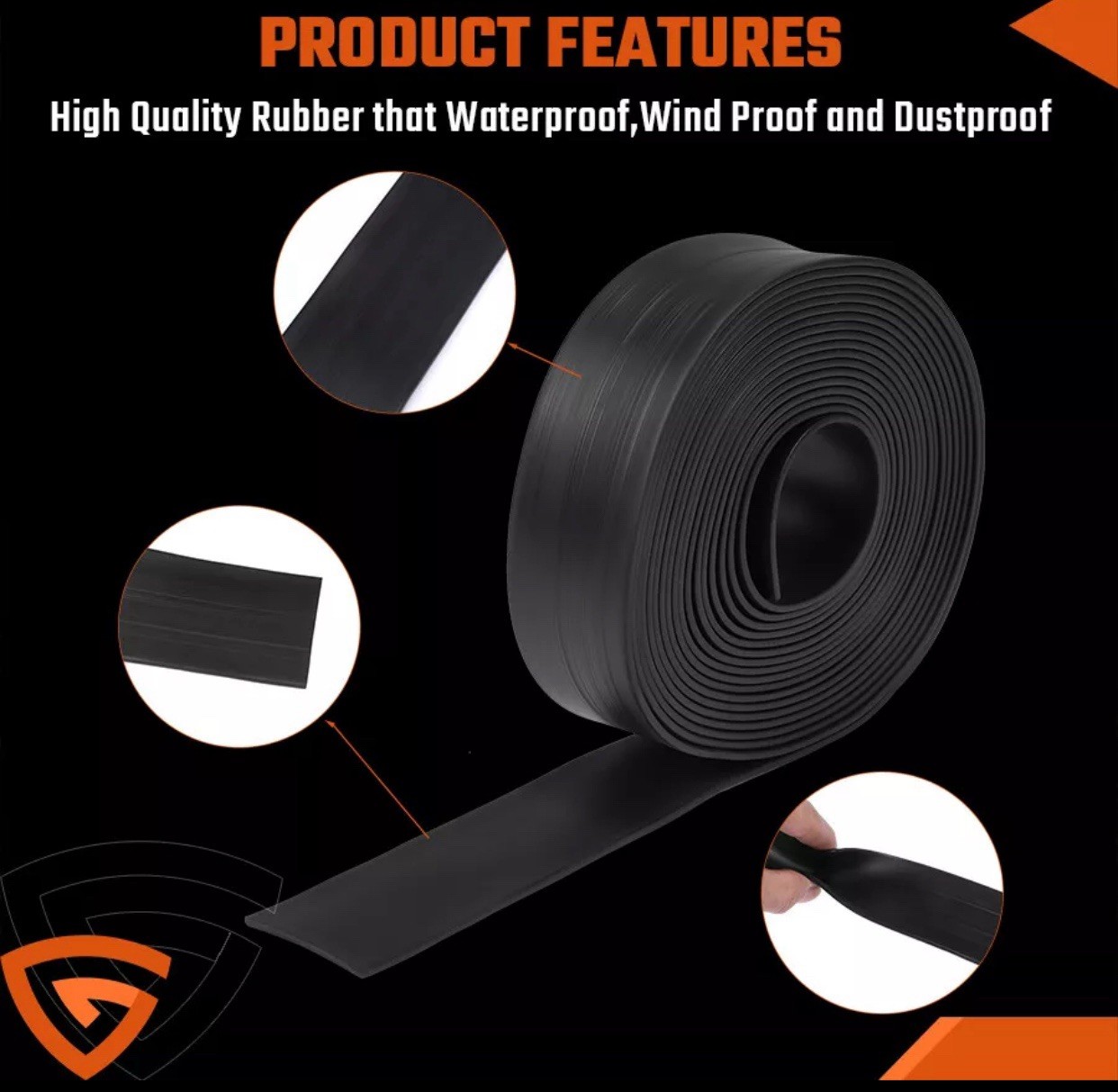 1/16” Glass Setting Tape 6ft – Ford Chevy Car Truck Rubber Seal Strip Made USA