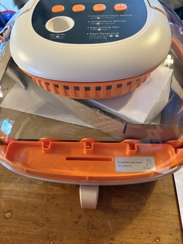 Chickcozy 25 Egg Incubator with Candler and Countdown Feature