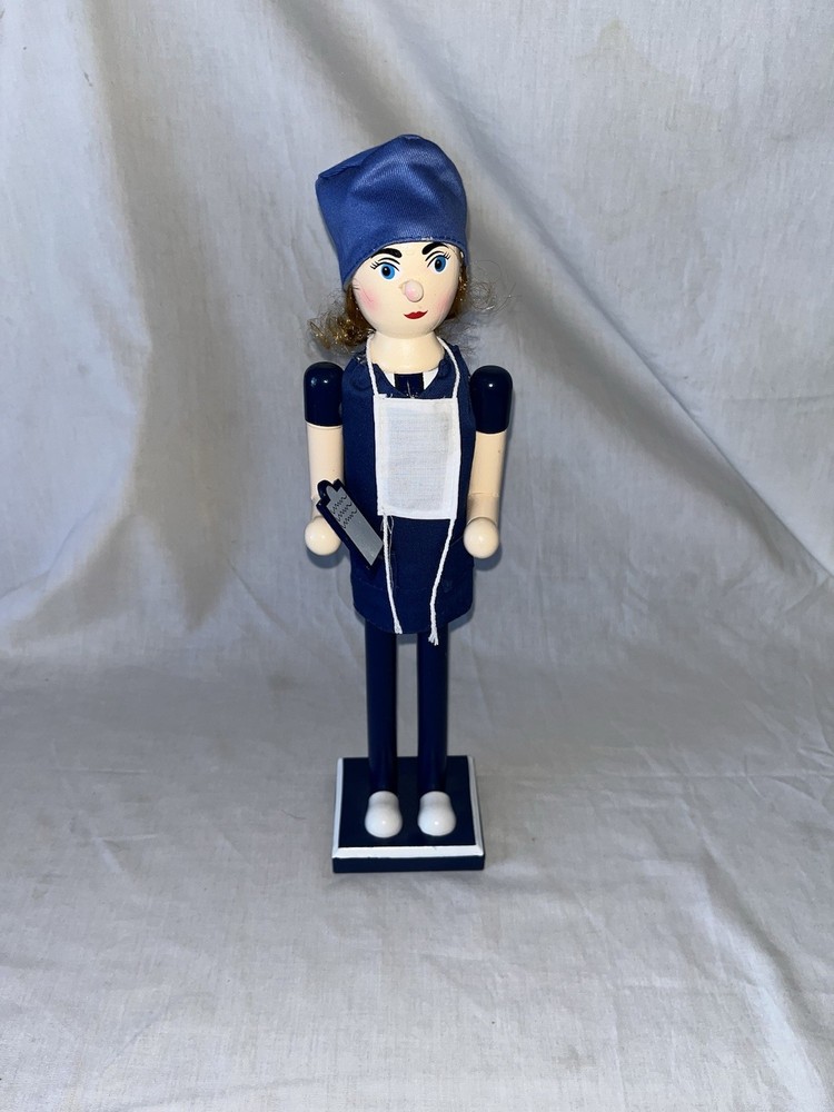 Wooden Nurse Nutcracker 16"