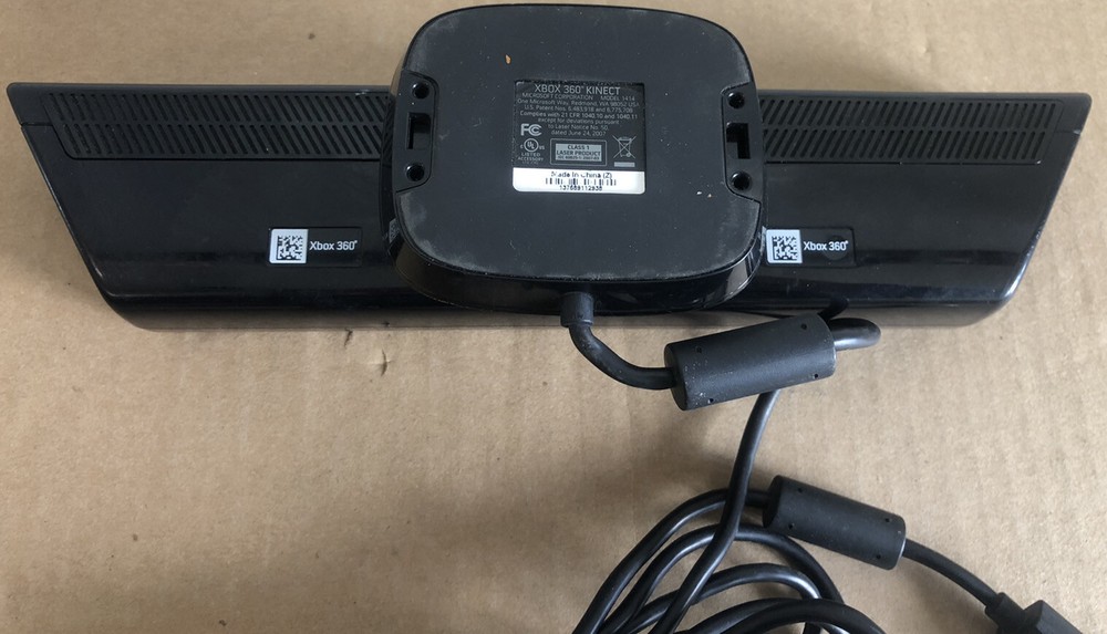 GOOD SHAPE Genuine OEM Microsoft XBOX 360 Kinect Sensor Bar Model 1414 Black