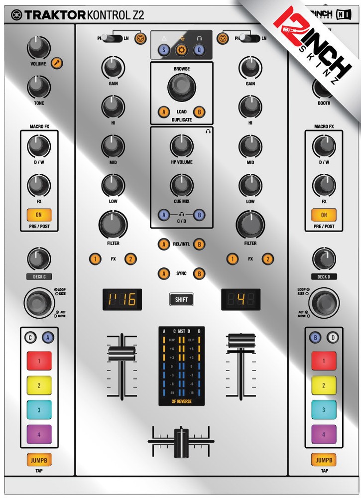 Native Instruments Z2 Skin mirror silver